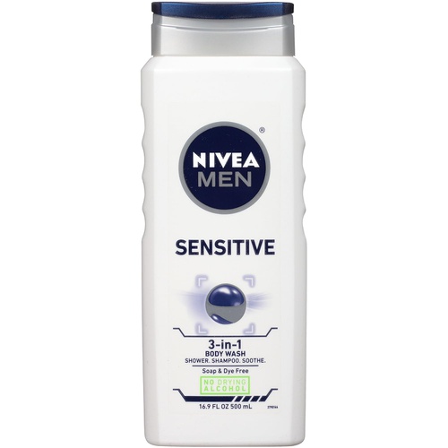  Nivea Men Sensitive 3-in-1 Body Wash 16.9oz