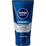 NIVEA MEN Original Protective Face Lotion, SPF 15, 2.5 oz Tube (Pack of 3)