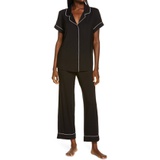 Nordstrom Moonlight Crop Pajamas_BLACK