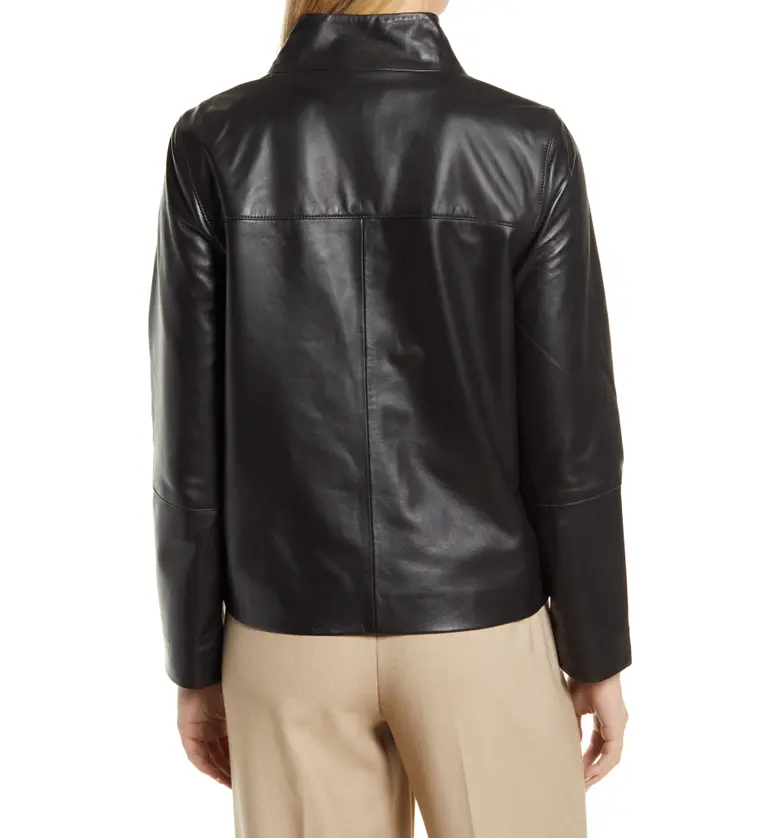 노드스트롬 Nordstrom Leather Jacket_BLACK