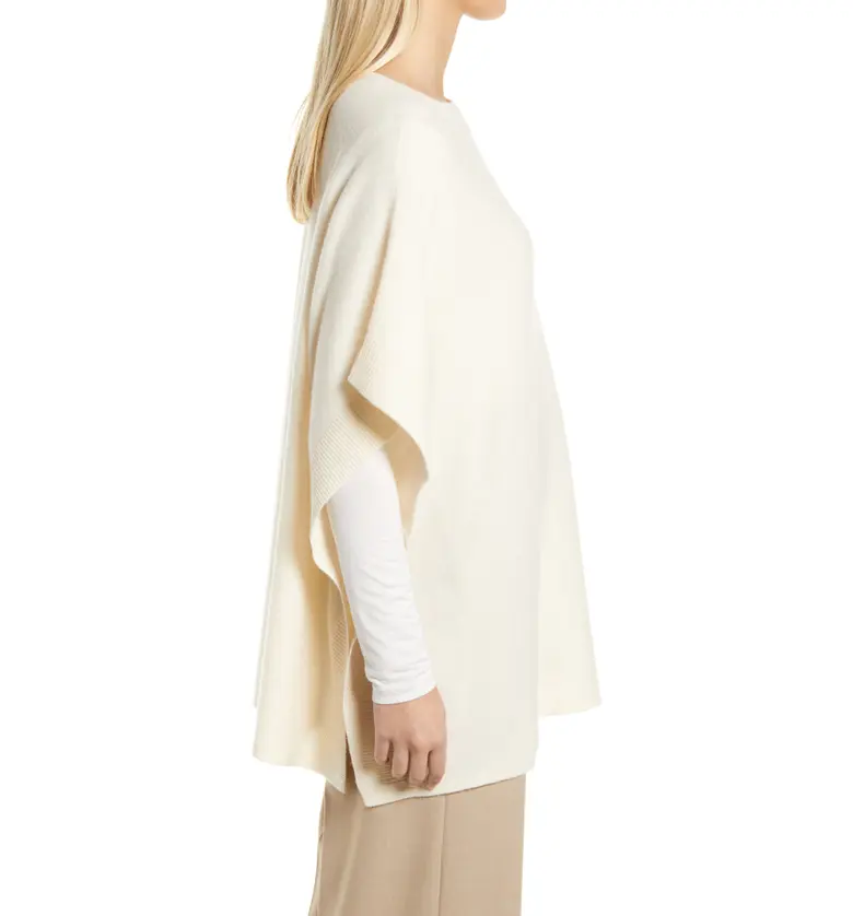 노드스트롬 Nordstrom Wool & Cashmere Poncho_IVORY CLOUD