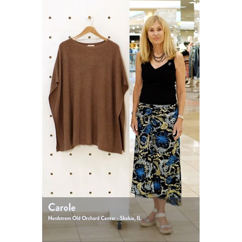 노드스트롬 Nordstrom Wool & Cashmere Poncho_IVORY CLOUD