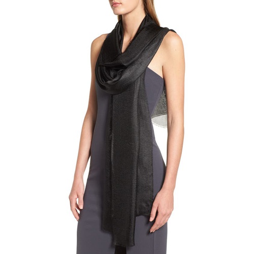 노드스트롬 Nordstrom Shimmer Wrap_BLACK