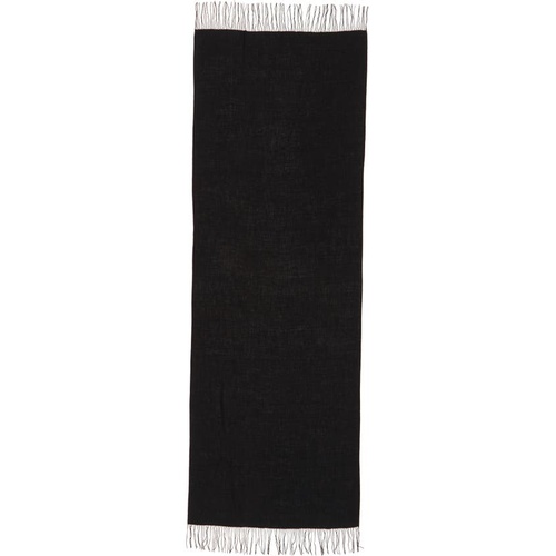 노드스트롬 Nordstrom Tissue Weight Wool &?Cashmere Scarf_BLACK