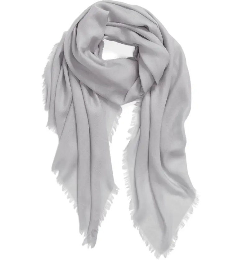 노드스트롬 Nordstrom Cashmere & Silk Wrap_GREY SCONCE