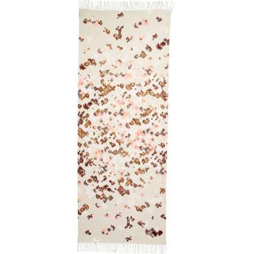 노드스트롬 Nordstrom Tissue Print Wool & Cashmere Wrap Scarf_BEIGE IKAT MARKS