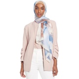 Nordstrom Henna & Hijabs Silk Chiffon Hijab_BLUE VELVET WATERCOLOR