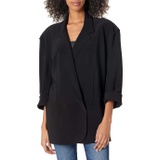 Norma Kamali Womens Oversized Double Breasted Jacket