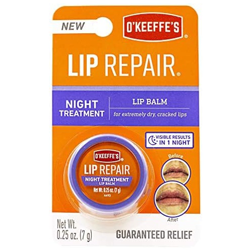 OKeeffes Lip Repair Night Treatment Lip Balm .25oz Jar