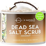 O Naturals Ultra Hydrating Exfoliating Coconut Oil Dead Sea Salt Body Face & Foot Scrub Skin Smoothing Anti Cellulite Fights Acne Stretch Mark Ingrown Hair Dead Skin Remover For Wo