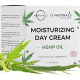 O Naturals Organic Face Moisturizer Hemp Oil Day Face & Neck Anti-Aging Cream. Hyaluronic Acid Hydrating Relives Dry Skin. Boost Collagen, Prevent Signs of Aging Eye Repair Women &