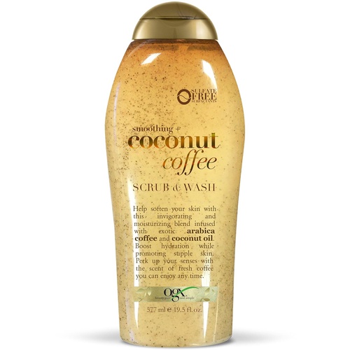  OGX Coconut Coffee Scrub and Wash, 19.5oz