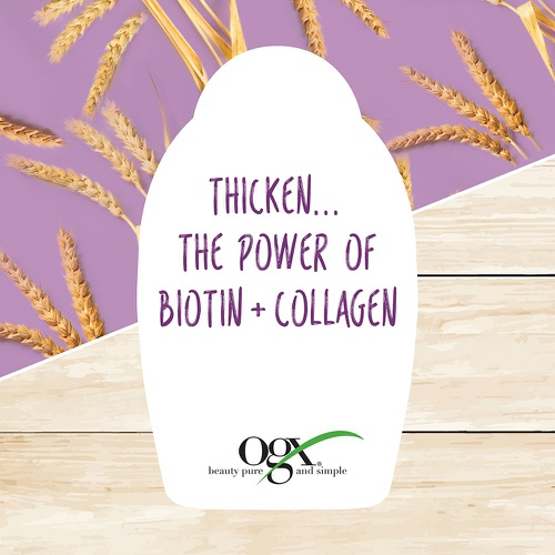  OGX Thick & Full Biotin & Collagen Wightless Healing Oil Treatment, 3.3 Ounce