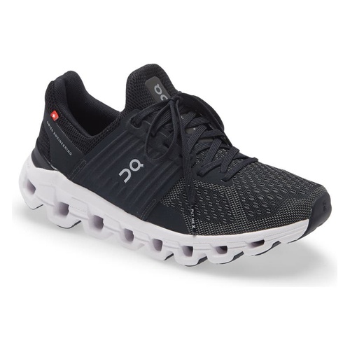  On Cloudswift Running Shoe_BLACK/ ROCK/ BLACK ROCK