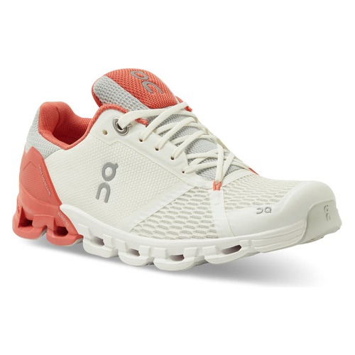  On Cloudflyer Running Shoe_WHITE/ CORAL