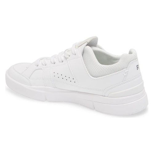  On THE ROGER Clubhouse Tennis Sneaker_ALL WHITE