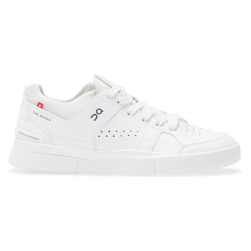  On THE ROGER Clubhouse Tennis Sneaker_ALL WHITE