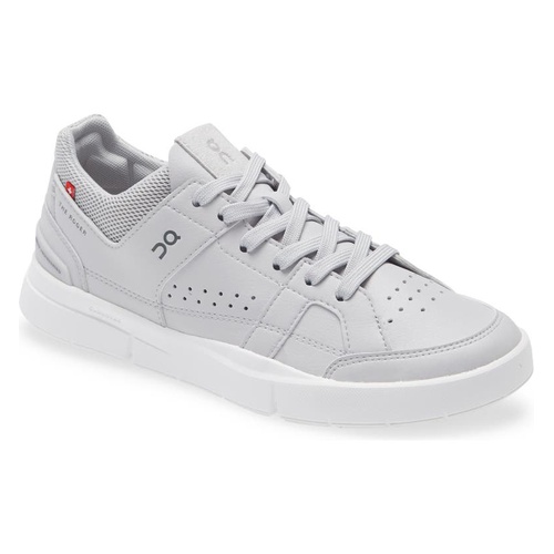  On THE ROGER Clubhouse Tennis Sneaker_GLACIER WHITE