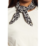 Open Edit Print Square Scarf_BLACK PAINTED STONES