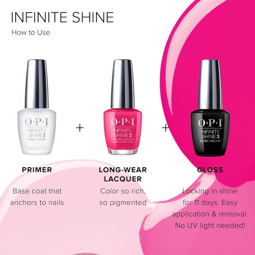  OPI Infinite Shine ProStay Duo Pack, Nail Polish Base Coat Primer & Gloss Top Coat