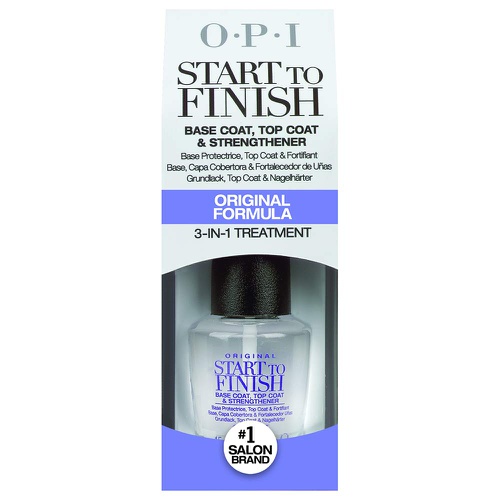  OPI Nail Polish Treatment, 3-in-1 Original Start to Finish Nail Treatment, 0.5 Fl Oz