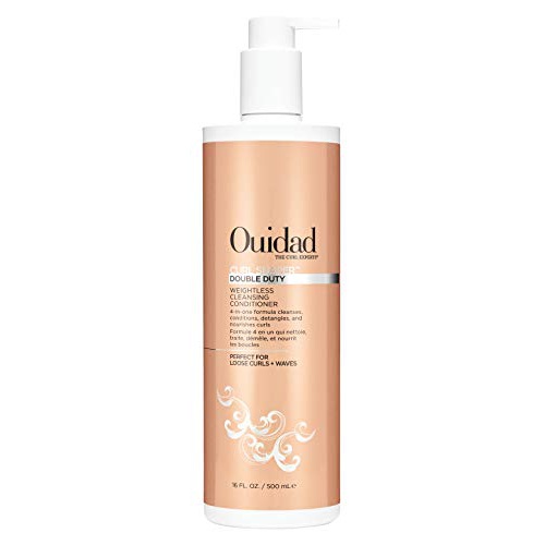  OUIDAD Curl Shaper Double Duty Weightless Cleansing Conditioner, 16 oz.