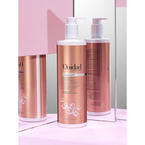  OUIDAD Curl Shaper Double Duty Weightless Cleansing Conditioner, 16 oz.