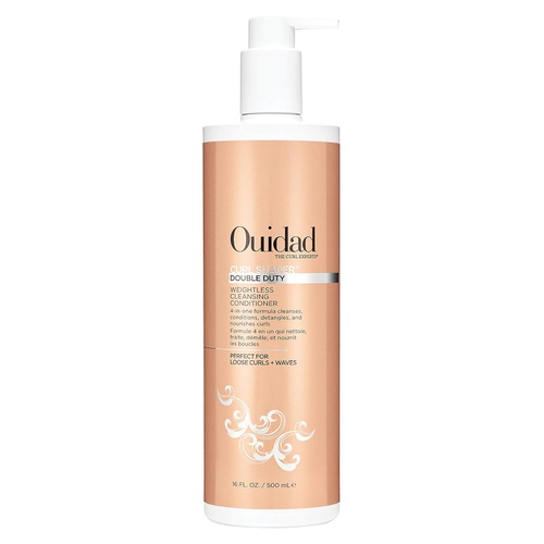  OUIDAD Curl Shaper Double Duty Weightless Cleansing Conditioner, 16 oz.