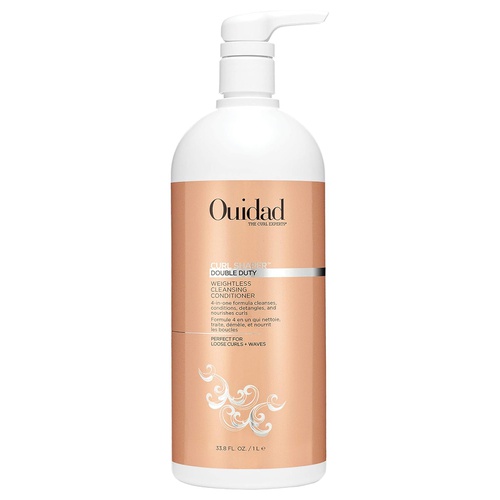  OUIDAD Curl Shaper Double Duty Weightless Cleansing Conditioner, 33.8 oz.