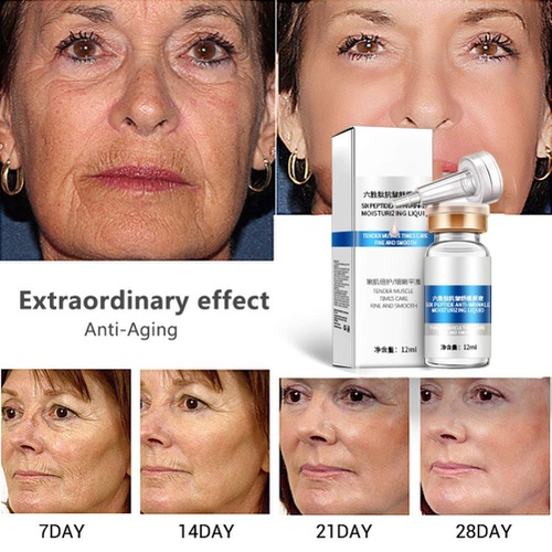  Ofanyia Six-Peptide Facial Serum Anti Wrinkle Anti Aging Hydrating Moisturizing Face Essence
