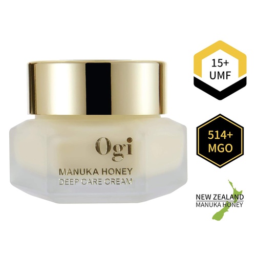  [Ogi] Manuka Honey Deep Care Cream | Anti Aging Face Cream | Anti Wrinkle Cream | Wrinkle Cream for Women | Day Cream and Night Cream | Brightening Cream | 50ml/1.69oz