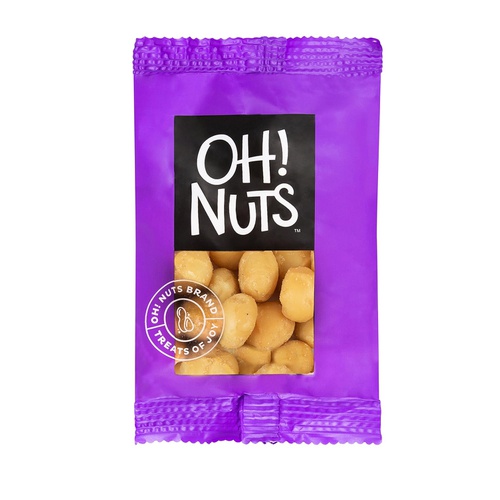  Oh! Nuts Macadamia Nuts 1.5oz Serving Size Grab and Go Nuts Snack pack | Roasted Salted Macadamias Individual Portions Snack Pack