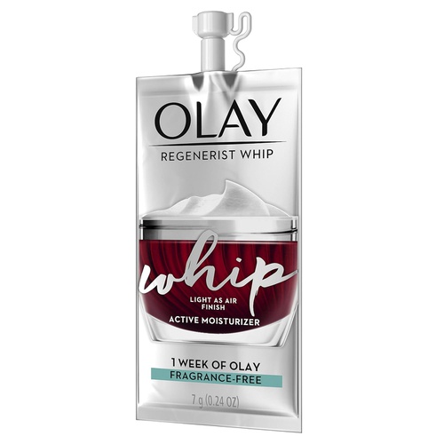  Olay Regenerist Retinol 24 Night Moisturizer FragranceFree + Whip Face Moisturizer Travel/Trial Size Gift Set, Retinol 24 Night Face Cream, Fragrance Free, 1 Count