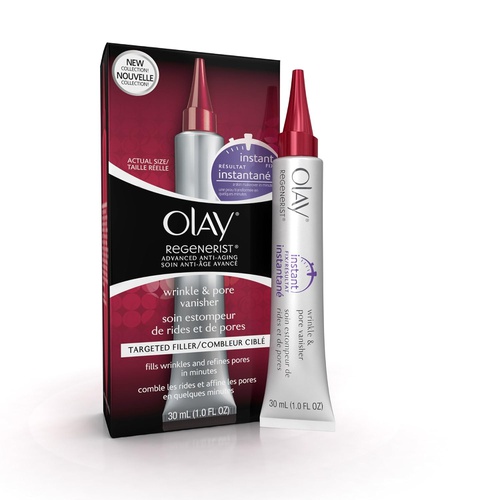  Wrinkle Cream by Olay Regenerist Instant Fix Wrinkle & Pore Vanisher, 1.0 Fl Oz Packaging may Vary