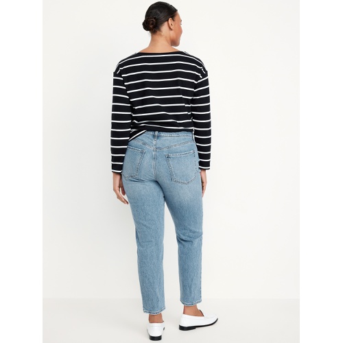 올드네이비 High-Waisted OG Straight Ankle Jeans