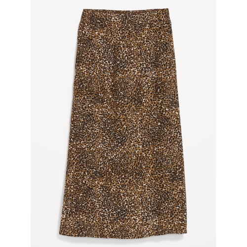 올드네이비 High-Waisted Smocked Crepe Maxi Skirt