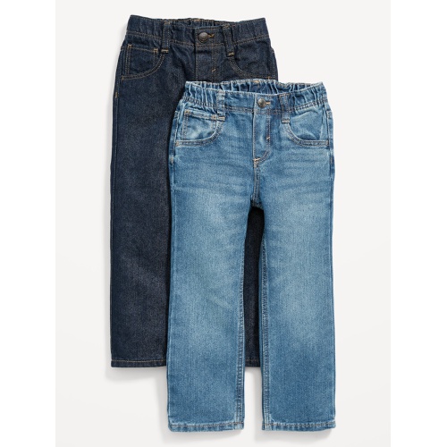 올드네이비 Unisex Wow Straight Pull-On Jeans 2-Pack for Toddler Hot Deal