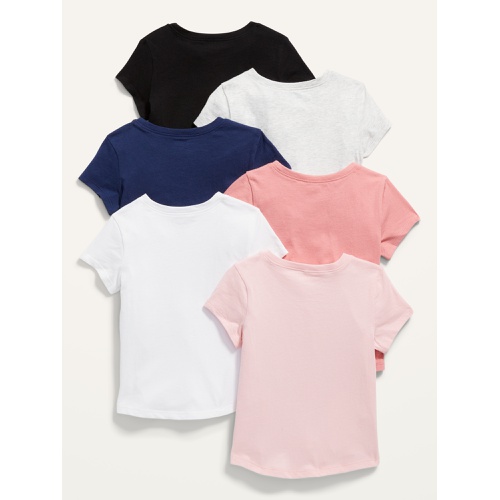 올드네이비 Crew Neck T-Shirt 6-Pack for Toddler Girls
