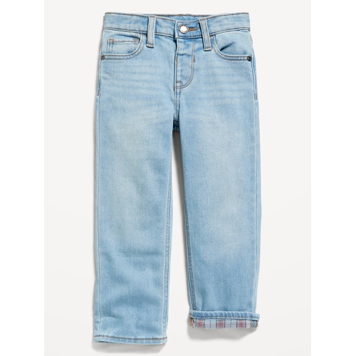 올드네이비 Built-In Warm Straight Patterned-Lined Jeans for Toddler Boys