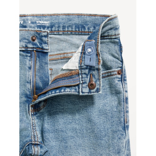 올드네이비 Built-In Flex Straight Light-Wash Jeans For Boys