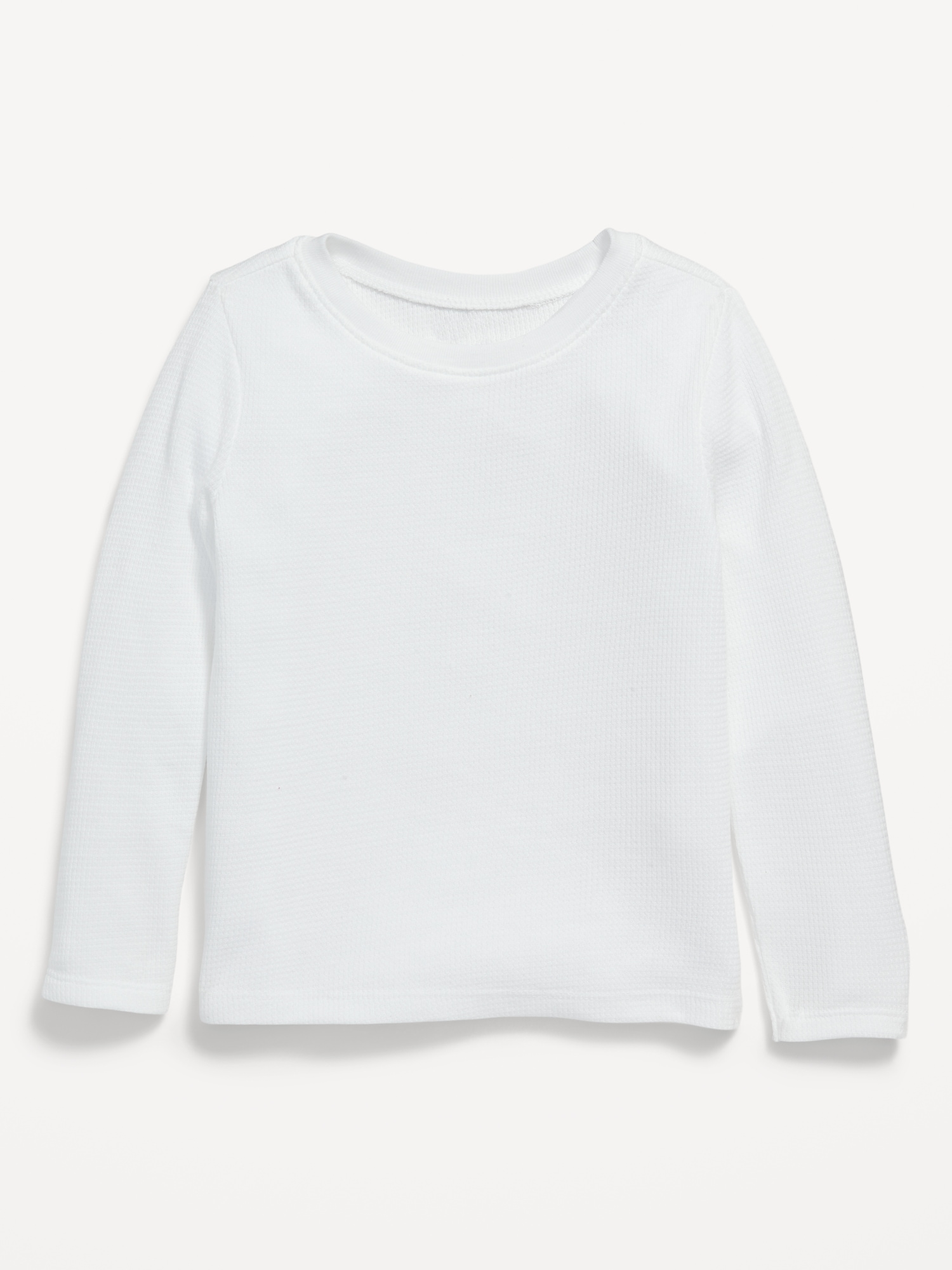 올드네이비 Unisex Solid Long-Sleeve Thermal-Knit T-Shirt for Toddler