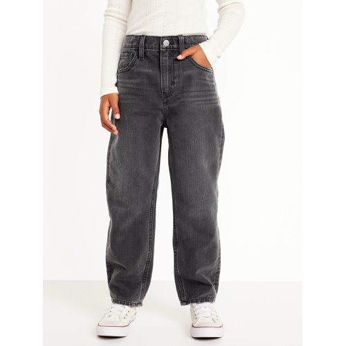 올드네이비 High-Waisted Slouchy Straight Jeans for Girls