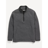 Dynamic Fleece Textured Quarter-Zip Sweatshirt for Boys
