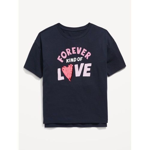 올드네이비 Short-Sleeve Graphic Tunic T-Shirt for Girls