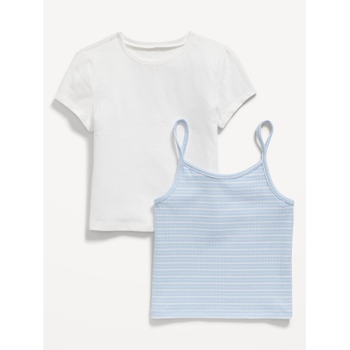올드네이비 2-In-1 Striped Cami & T-Shirt for Girls