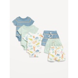 Bodysuit and Shorts 6-Pack for Baby