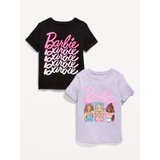 Barbie Unisex Graphic T-Shirt 2-Pack for Toddler Hot Deal