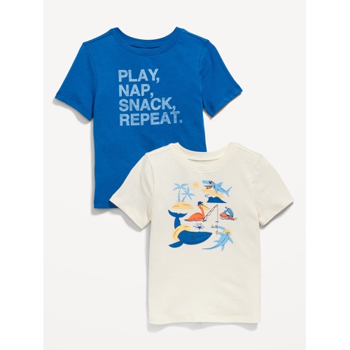 올드네이비 Graphic T-Shirt 2-Pack for Toddler Boys Hot Deal