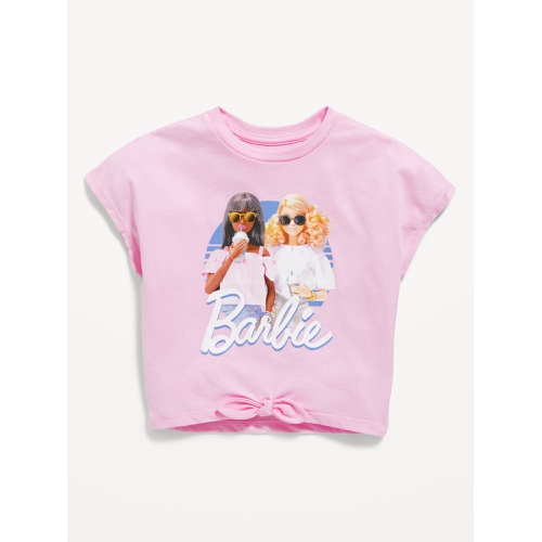 올드네이비 Barbie Graphic Tie-Knot T-Shirt for Toddler Girls