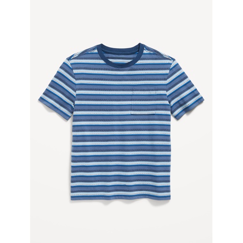 올드네이비 Textured Striped Short-Sleeve Pocket T-Shirt for Boys